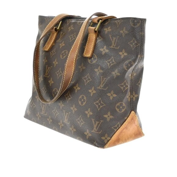 LOUIS VUITTON Cabas Piano Shoulder Bag Monogram Leather Brown M51148 33EF477 - Picture 2 of 15